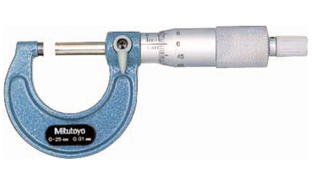 MITUTOYO 103-137 Outside Micrometer 0-25mm - Click Image to Close