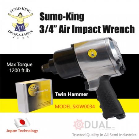 SUMO KING 3/4?TWIN HAMMER AIR IMPACT WRENCH