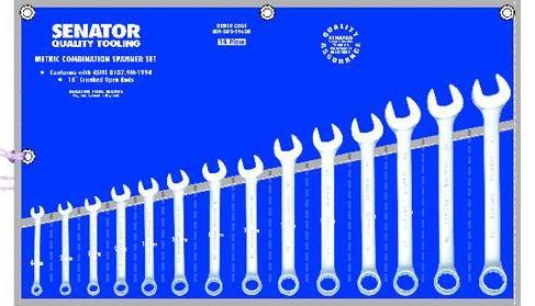 SENATOR SEN5824510K 6-19mm COMBINATION SPANNERS (SET-14) SENATOR SEN5824510K 6-19mm COMBINATION SPANNERS (SET-14)