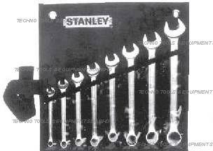 STANLEY 87-011 8-Piece Slimline Combination Wrench Set - Click Image to Close