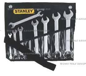 STANLEY 87-718 Double Open End Wrench Set - Click Image to Close