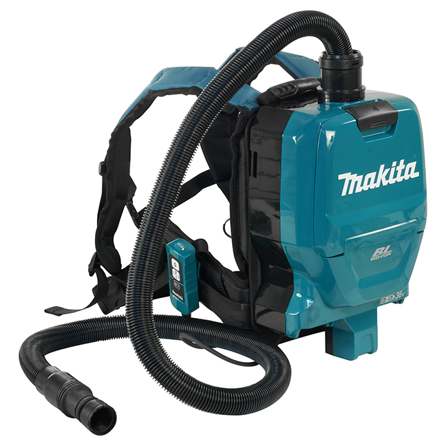 Makita DVC260ZX Cordless Backpack Vacuum Cleaner - Click Image to Close