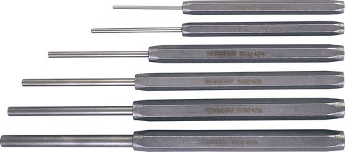 EX/LENGTH INSERTED PIN PUNCHES 6-PCE SET