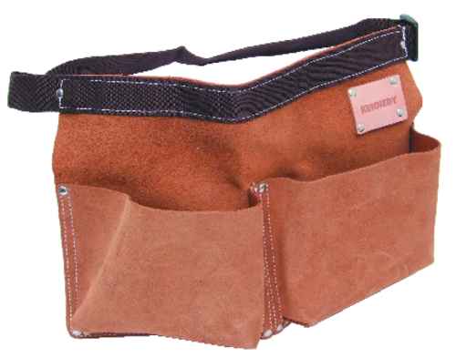 KENNEDY KEN593-3340K SUEDE LEATHER 2-POCKET 1-LOOP NAIL POUCH