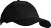 FULL PANEL BASEBALL CAP-BLACK (Indent)