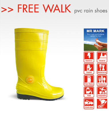 FREE WALK SAFETY PVC RAIN SHOES BY MR.MARK MK-SS 8890-05