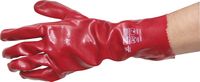 RED PVC FULLY COATED 14"GAUNTLETS