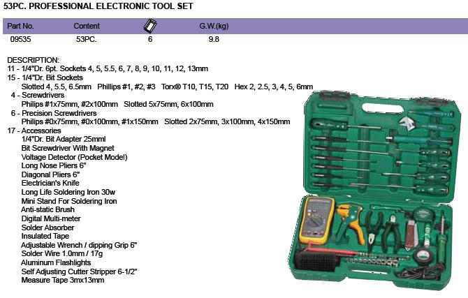 electronic hand tools and equipment