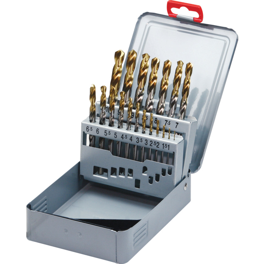 1-10.00mm x 0.5mm HSS-TIN DRILLS (SET-19) [SWT-125-9010A] - RM349.00 ...