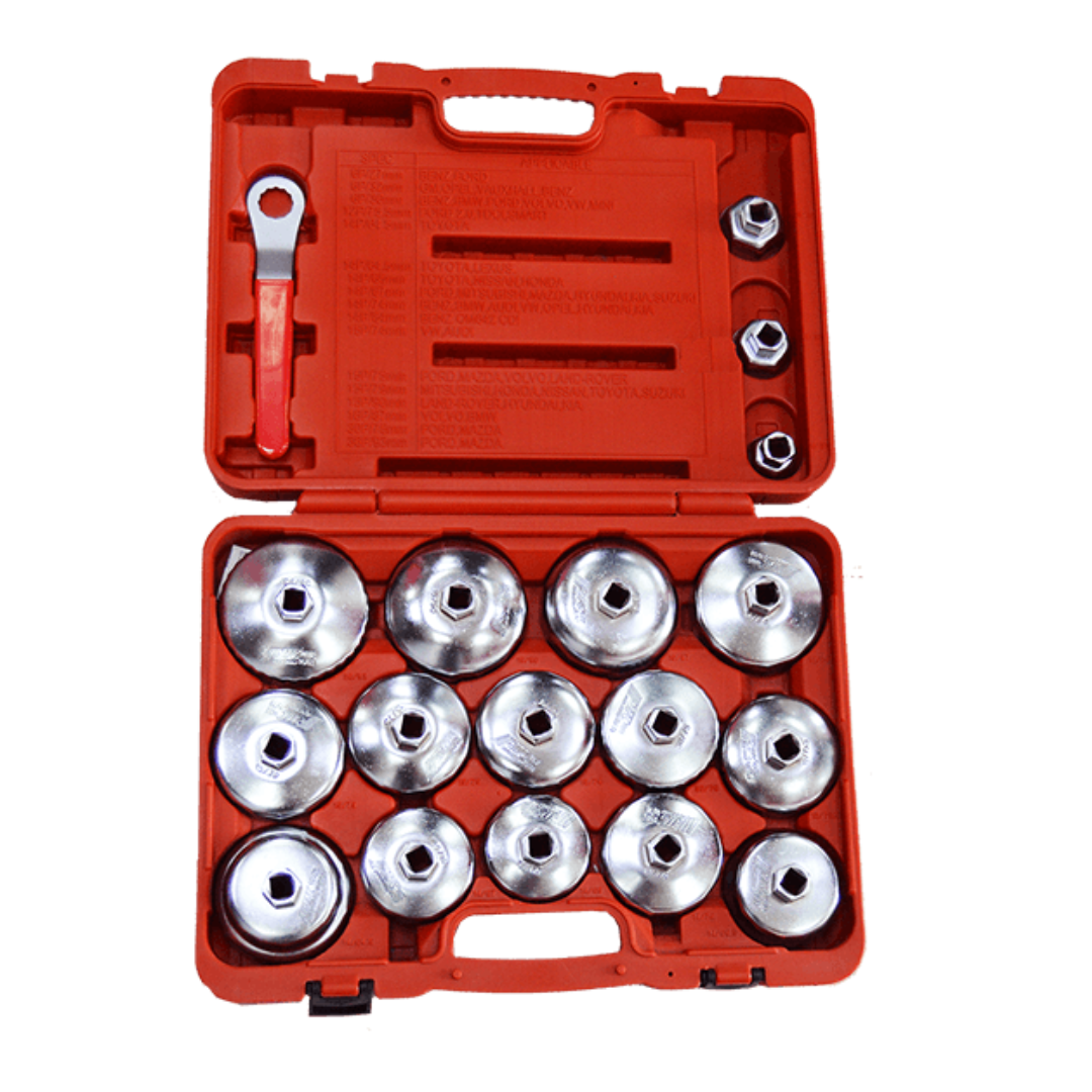 JTC-4572 18 PCS OIL FILTER WRENCH SET - Click Image to Close