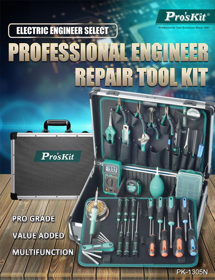 PROSKIT PK-1305NB Tool Kit (220V, Metric) - Click Image to Close