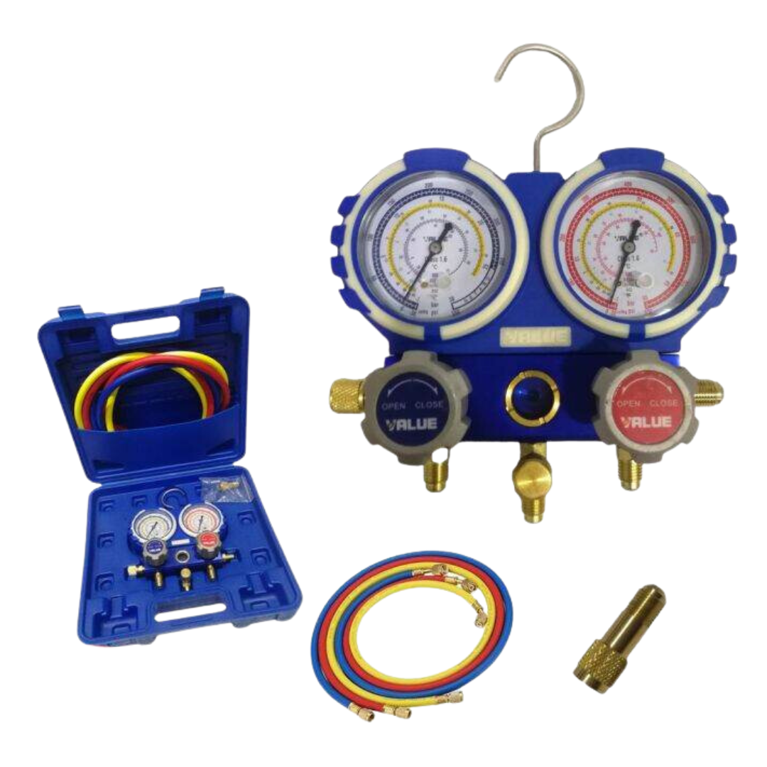 4-Way Manifold Gauge Set VMG-4-R32 - Click Image to Close