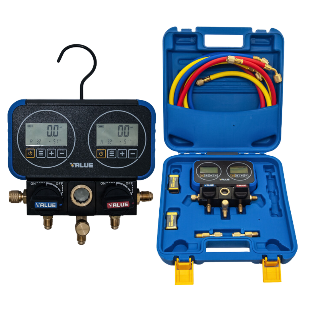 Dual Digital Manifold Gauge VRM2-0101i - Click Image to Close