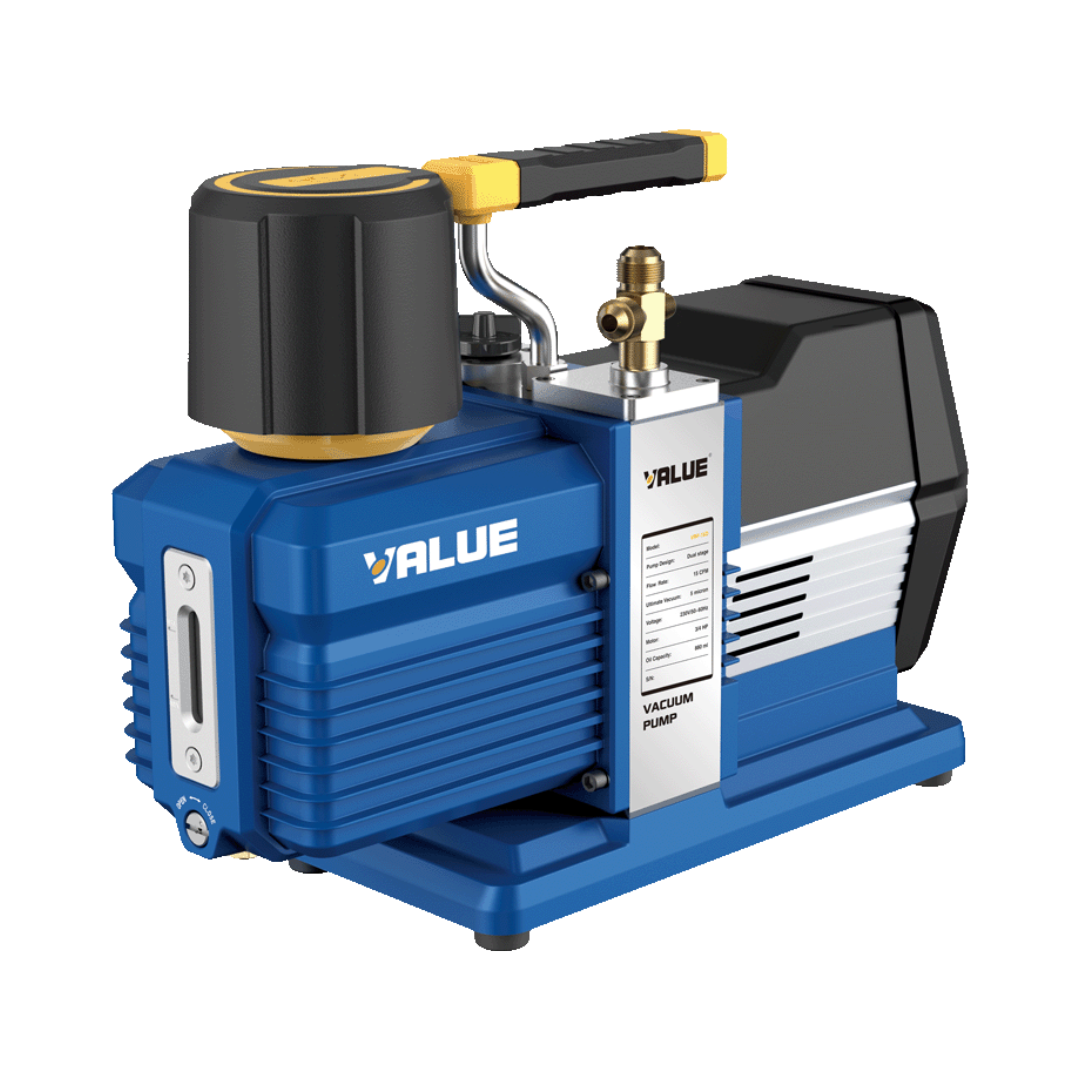 Dual-stage compact cordless vacuum pump VRP-15D 15CFM